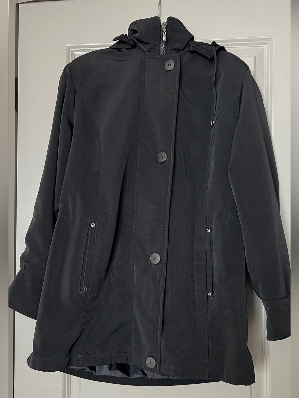 Black Fleet Street Rain Jacket